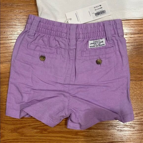 Janie and Jack Purple Outfit - Picture 3 of 8